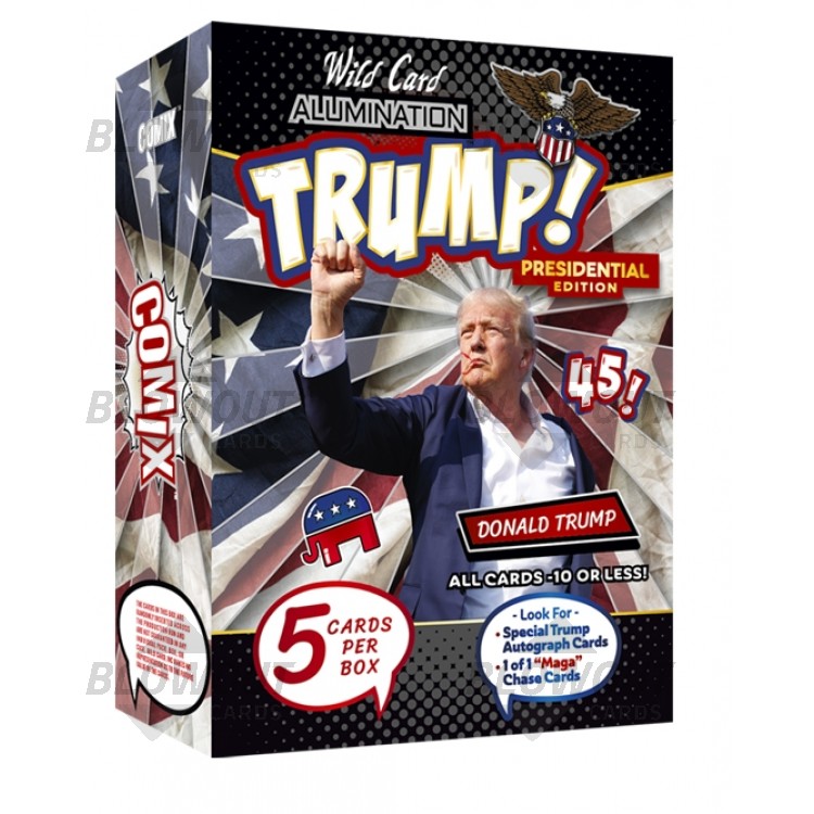 2024 Wild Card Alumination Trump Presidential Edition 24 Box Case