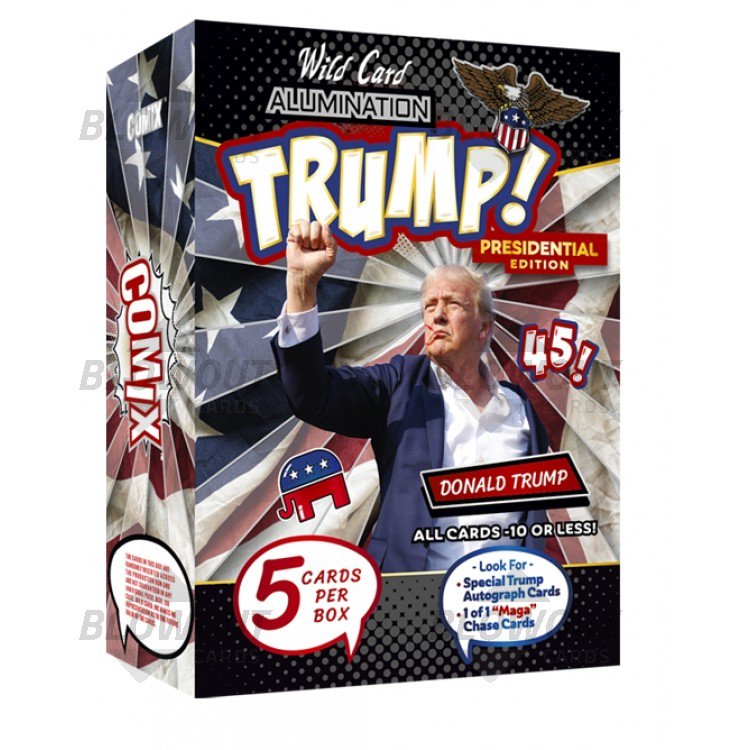 2024 Wild Card Alumination Trump Presidential Edition Box