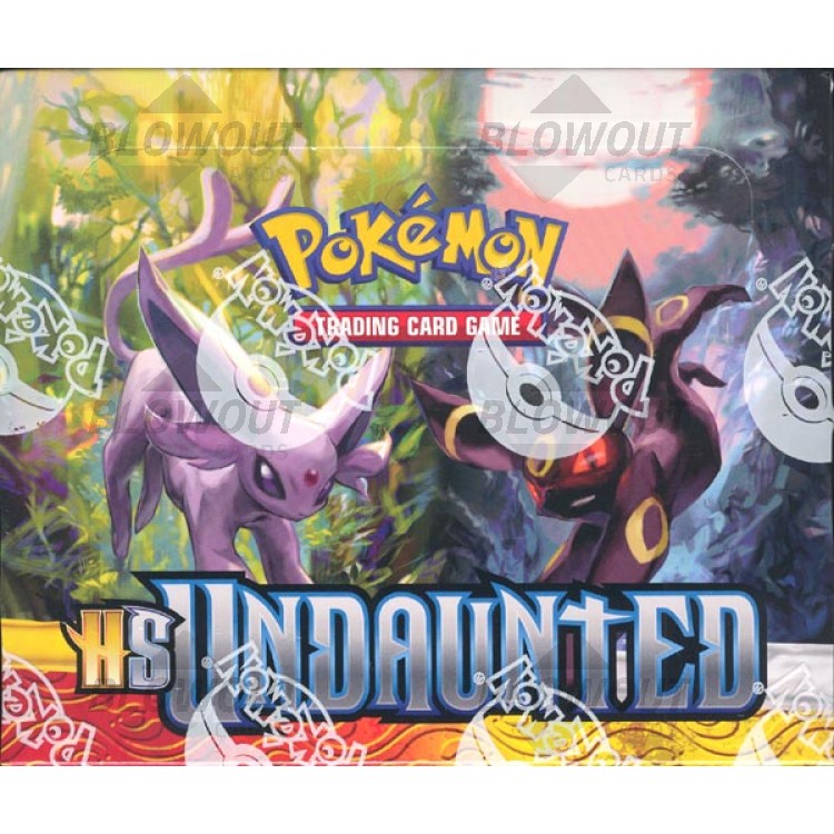 Pokemon H S Undaunted Theme Deck Box