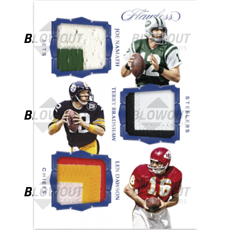 2017 Panini Flawless Football Hobby 2 Box Case