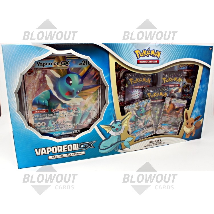 Pokemon Vaporeon Gxjolteon Gxflareon Gx Special Collection 12 Box Case