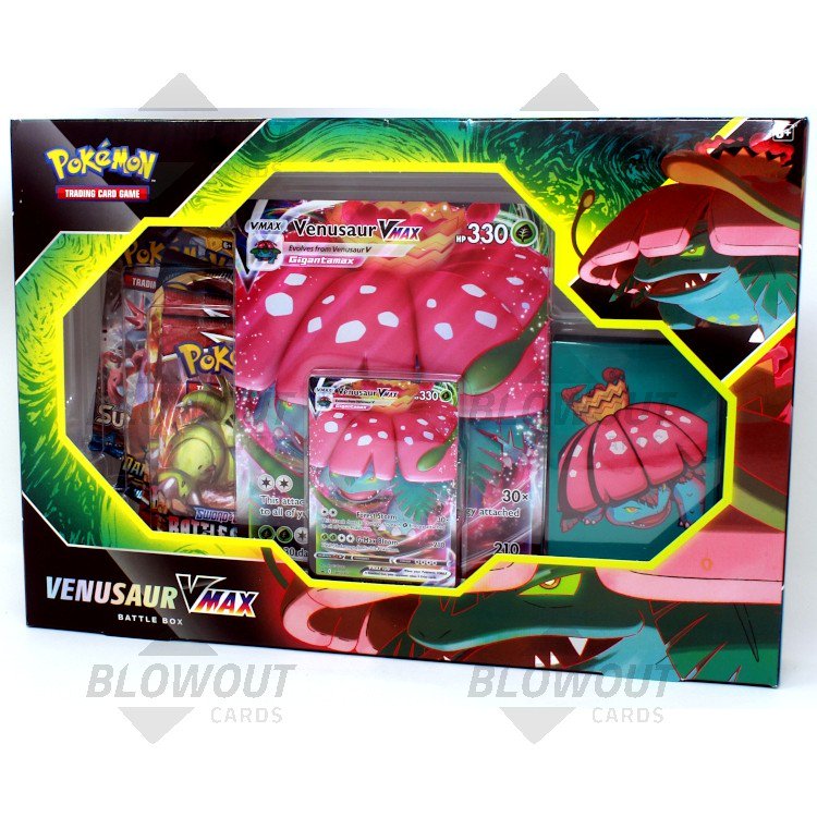 Pokemon Venusaur/Blastoise VMAX Battle Box