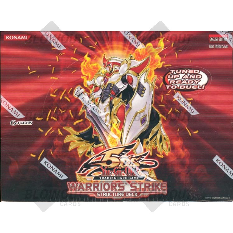 Yugioh Warrior's Strike Structure Deck Box