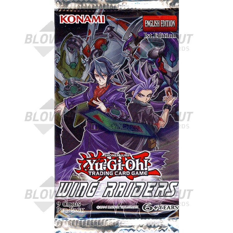 YUGIOH WING RAIDERS 1ST EDITION BOOSTER BOX BLOWOUT CARDS TRADING GAME