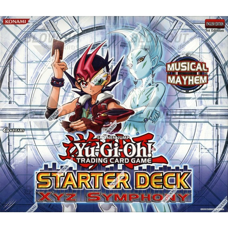 Yugioh 2012 Starter Deck XYZ Symphony 12 Box Case