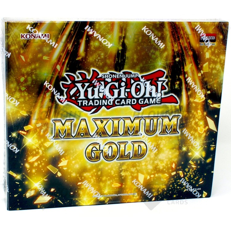 Maximum Gold Case 2020 YuGiOh 5 boxes in display case PRESALE!SHIPS NOV 13 20! 