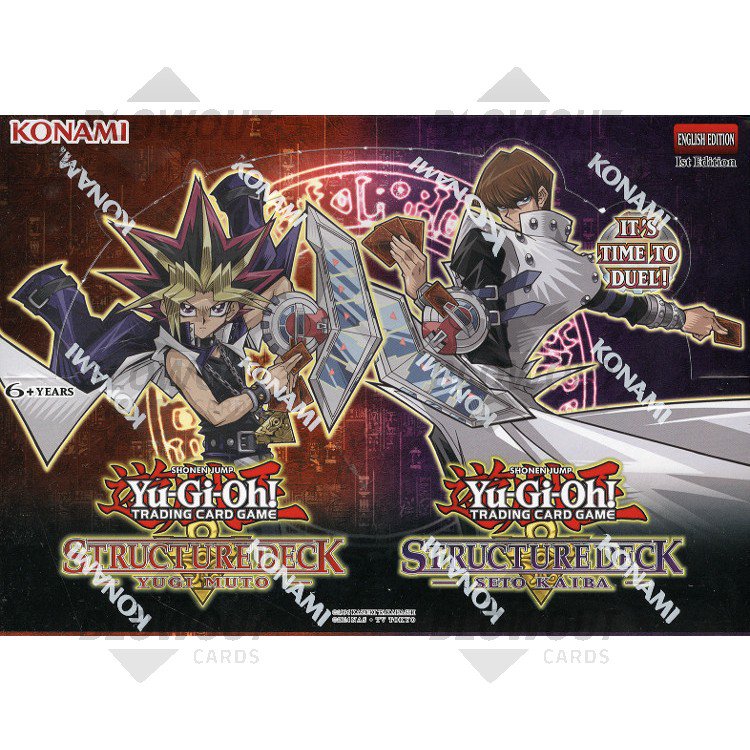 Yugioh Yugi and Kaiba Structure Deck Box