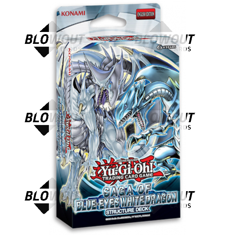 Yugioh Saga of Blue Eyes White Dragon Structure Deck Box