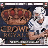 2013 Panini Crown Royale Football Retail 20 Box Case