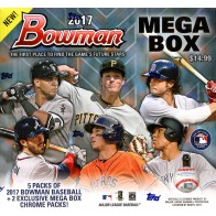 2017 Bowman Mega Box Baseball - 16 Box Case
