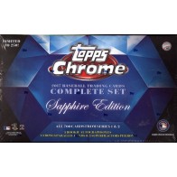 2017 Topps Chrome Baseball Sapphire Edition Complete Set