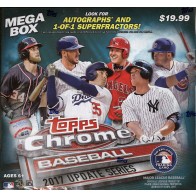 2017 Topps Chrome Update Baseball Mega 16 Box Case