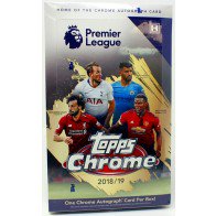 2018/19 Topps Chrome Premier League Soccer Hobby Box 
