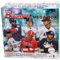 2018 Bowman Mega Box Baseball - 10 Box Lot