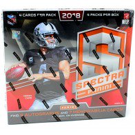 2018 Panini Spectra Football Hobby 8 Box Case