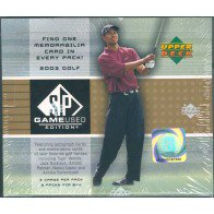 2003 Upper Deck SP Game Used Golf Hobby Box