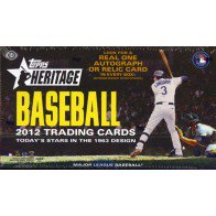 2012 Topps Heritage Baseball Hobby Box