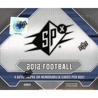 2012 Upper Deck SPx Football Hobby 14 Box Case