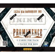 2013 Panini Prominence Football Hobby Box