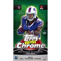 2014 Topps Chrome Mini Football 12 Box Case
