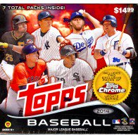 2014 Topps Chrome Update Baseball Mega 16 Box Case