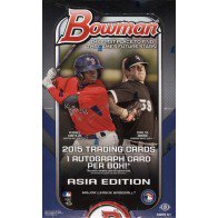 2015 Bowman Baseball Hobby 12 Box Case - Asia Ed