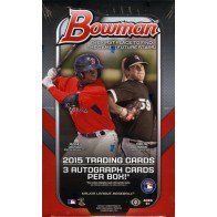 2015 Bowman Baseball Jumbo (HTA) 8 Box Case