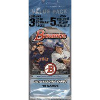 2016 Bowman Baseball Value Rack 12 Pack Lot