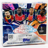 2020/21 Topps Chrome UEFA Match Attax Soccer 12 Box Case