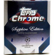 2019/20 Topps UEFA Champions League Chrome Soccer Sapphire Edition 10 Box Case