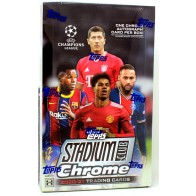 2020/21 Topps UEFA Champions League Stadium Club Chrome Soccer Hobby 12 Box Case