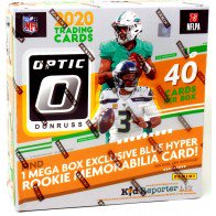 2020 Panini Donruss Optic Football Blue Hyper Mega Box