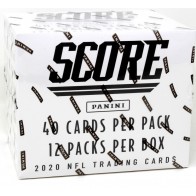 2020 Panini Score Football Fat Pack 12 Box Case
