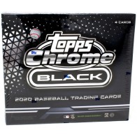 2020 Topps Chrome Black Baseball Hobby 12 Box Case