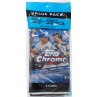 2020 Topps Chrome Baseball Value Rack 12 Pack Lot