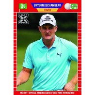 2021 Pro Set PS9 Bryson Dechambeau Rookie Card - 10 Card Lot