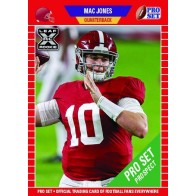 2021 Pro Set PS6 Mac Jones Rookie Card - 10 Card Lot