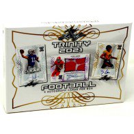 2021 Leaf Trinity Football Hobby 10 Box Case