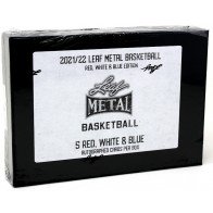 2021/22 Leaf Metal Basketball Red, White & Blue Edition Box