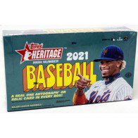 2021 Topps Heritage High Number Baseball Hobby 12 Box Case