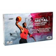 2021 Upper Deck Skybox Metal Universe Champions Hobby 8 Box Case