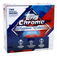 2022/23 Topps UEFA Champions League Chrome Soccer Sapphire Edition 10 Box Case