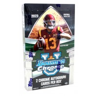 2023 Bowman Chrome University Football Hobby 12 Box Case