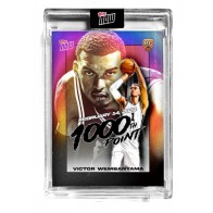 2023/24 Topps Now Victor Wembanyama 1000th Point Card