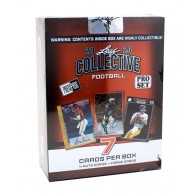 2024 Leaf Collective Football Hobby 12 Box Case
