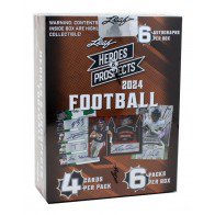 2024 Leaf Heroes & Prospects Football Hobby Box