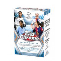 2024/25 Topps UEFA Women's Champions League Chrome Soccer Blaster Box