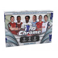2024/25 Topps UEFA Club Competitions Chrome Soccer Delight Box