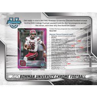 2025 Bowman Chrome University Football Breaker's Delight Box