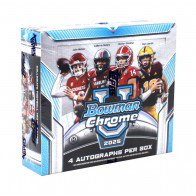 2025 Bowman Chrome University Football Jumbo Box